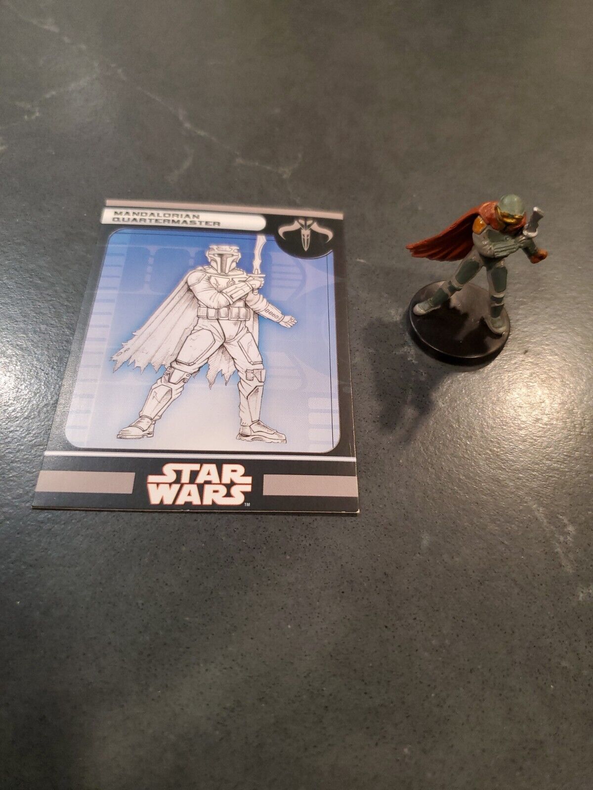 Star Wars Miniatures - Mandalorian Quartermaster W/card - Kotor 59/60