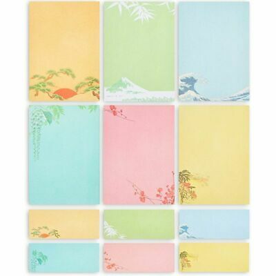 Japanese Stationery Paper and Envelopes (7.25 x 10.25 In, 60-Pack)