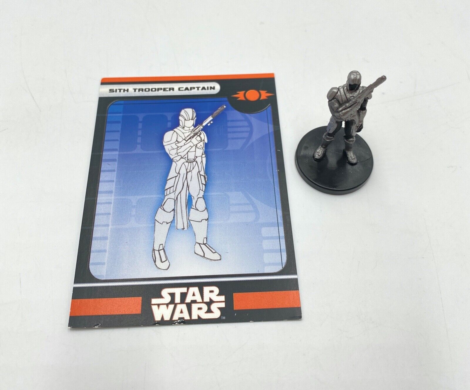 MINT - Star Wars Miniatures - Sith Trooper Captain - #21 - Lucasfilm w/ Card