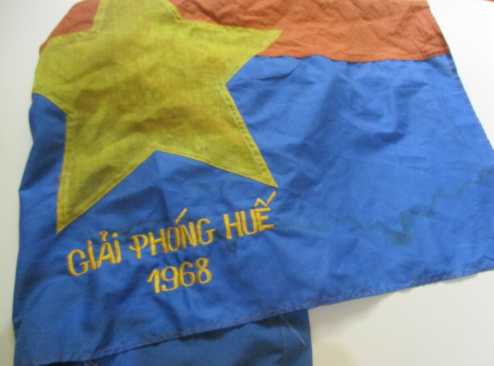 Flag_  Vietcong Nva Nlf North Vn Army Flag Victory In Hue 1968