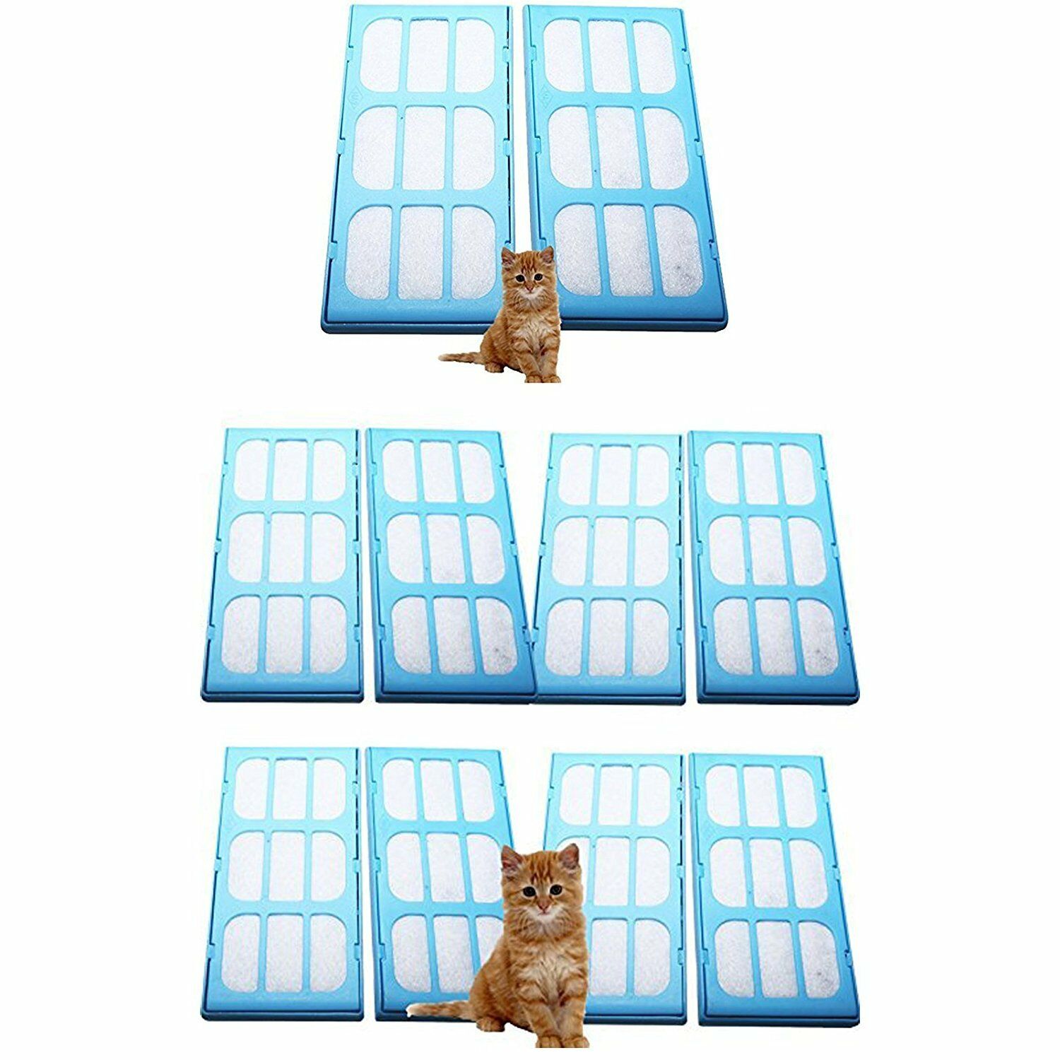 Replacement Water Filter Cartridges For Cat Mate & Dog Mate Fountains X 10 Pack