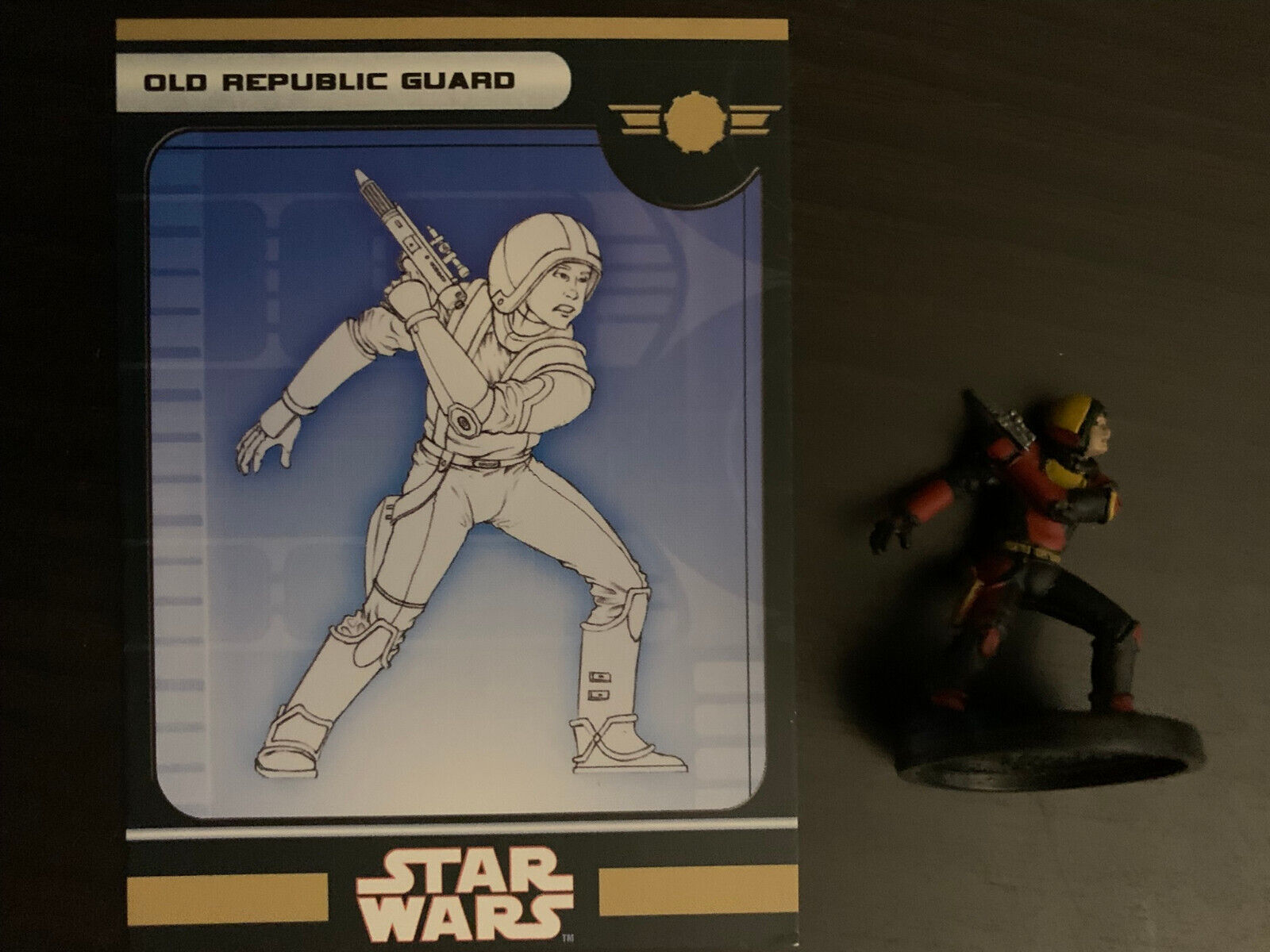 Star Wars Miniatures - Old Republic Guard W/card - Kotor 08/60 - C