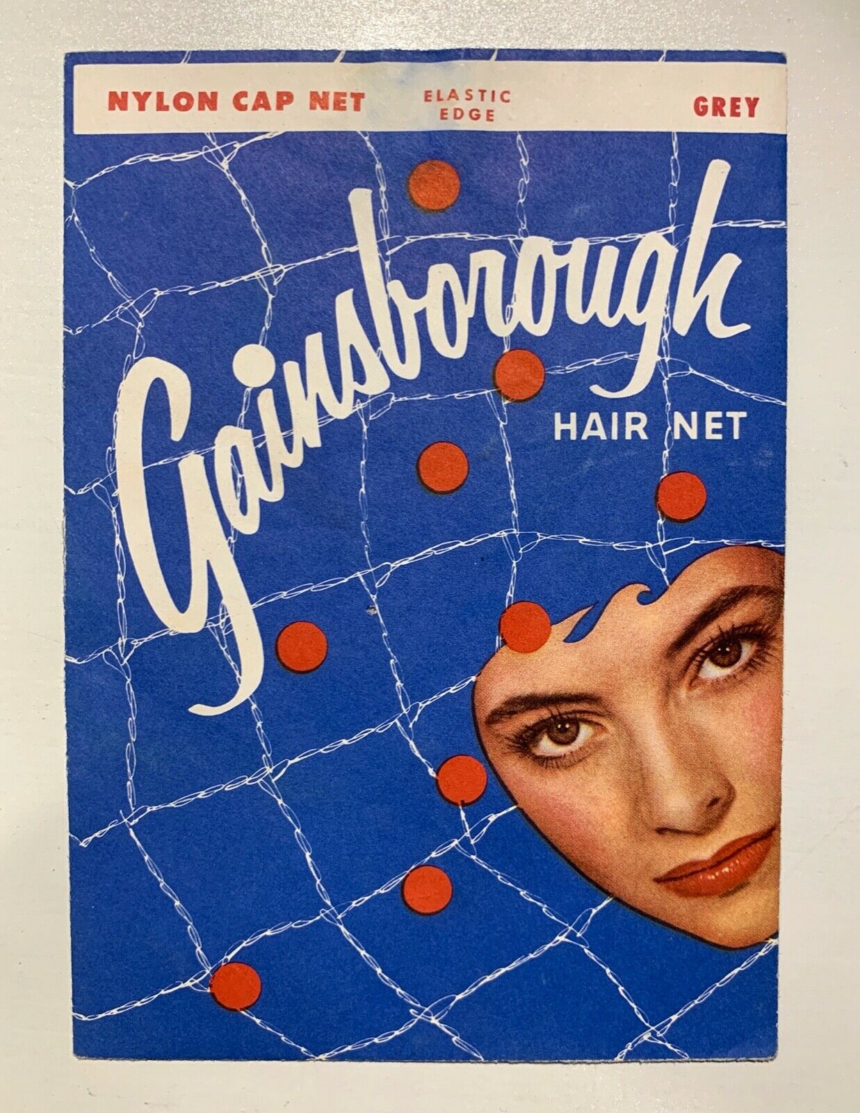 Vintage GAINSBOROUGH Hair Net - Nylon - Gray / Graphic Design Inspiration