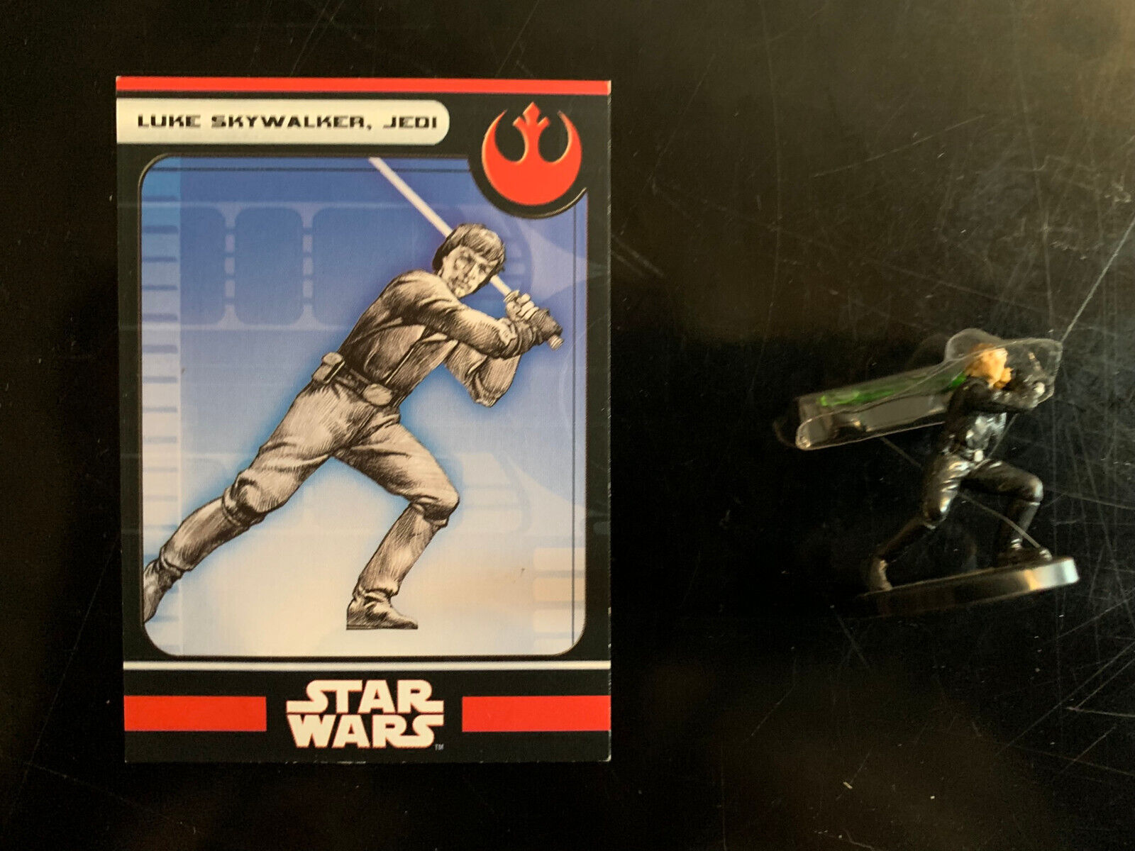 Star Wars Miniatures - Luke Skywalker, Jedi W/card - Old Republic 32/60 - R