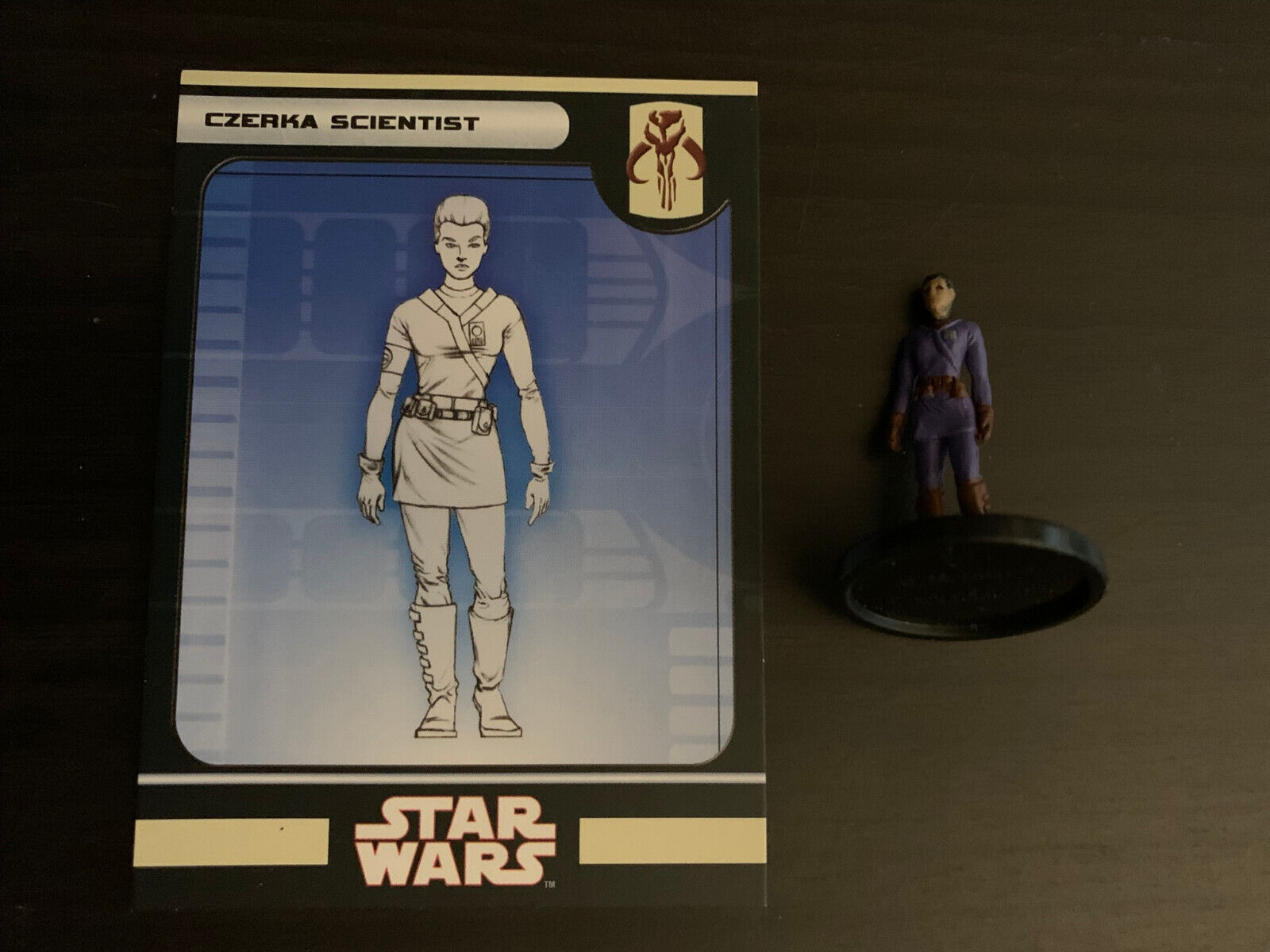 Star Wars Miniatures - Czerka Scientist W/card - Kotor 38/60 - C