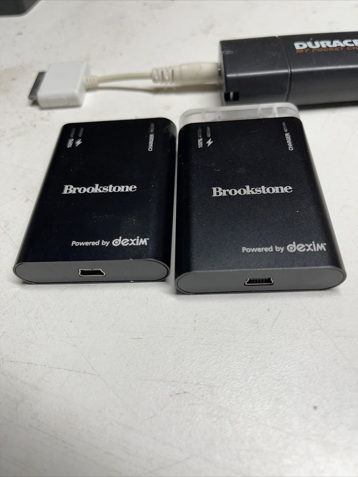 3 Brookstone Dexim Black Apple IPod IPhone 1200mAh Rechargeable